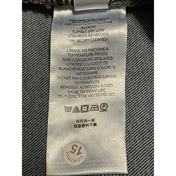 Free People Boho Raw Hem High Rise Jegging in Deep Indigo Blue- Size 27 NWT - Picture 8 of 13